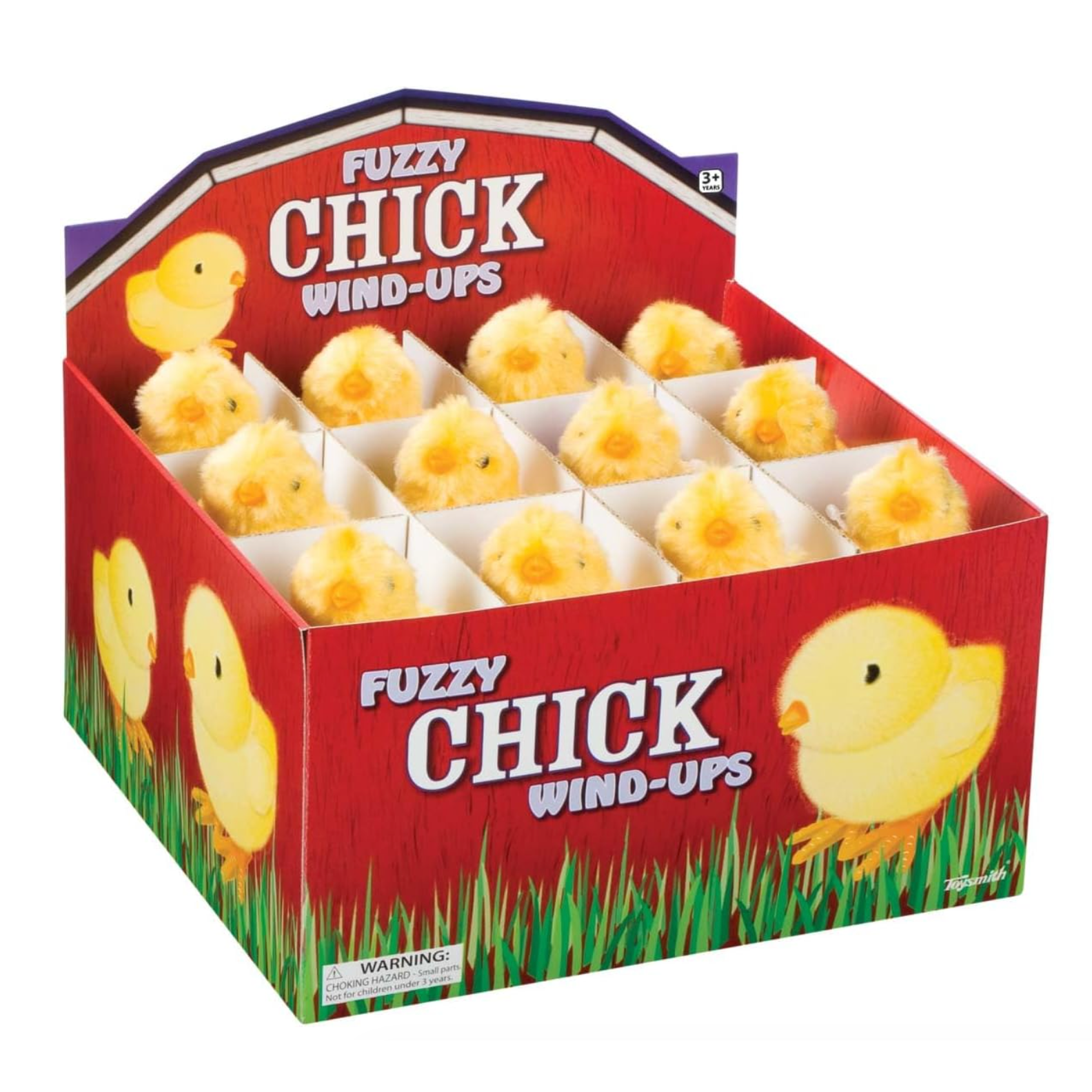 TOYSMITH Farm Fresh Fuzzy Chick Wind Up-TOYSMITH-Little Giant Kidz