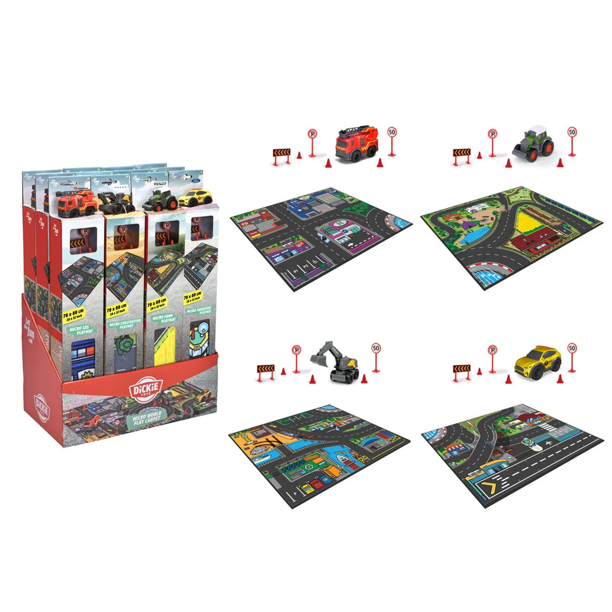TOYSMITH Micro World Playmat- Assortment-TOYSMITH-Little Giant Kidz