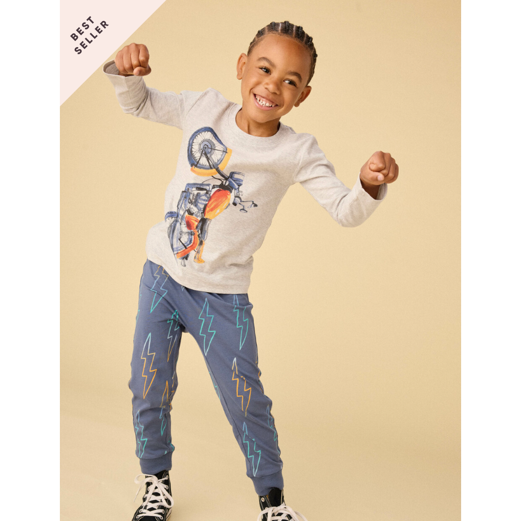 Tea Graphic Tee- Motor Bike-TEA-Little Giant Kidz