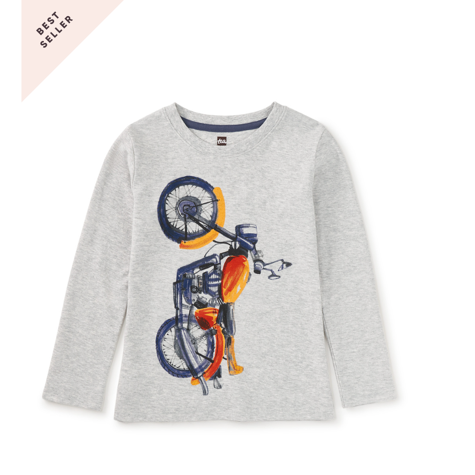 Tea Graphic Tee- Motor Bike-TEA-Little Giant Kidz