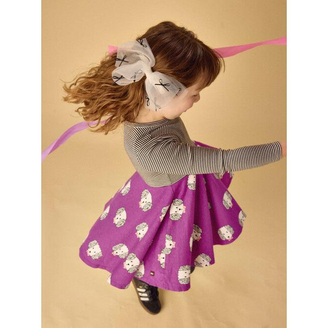 Tea Print Mix Twirl Dress- Maltipoo-TEA-Little Giant Kidz