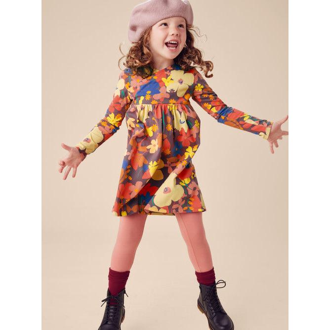 Tea Solid Leggings- Pink-TEA-Little Giant Kidz