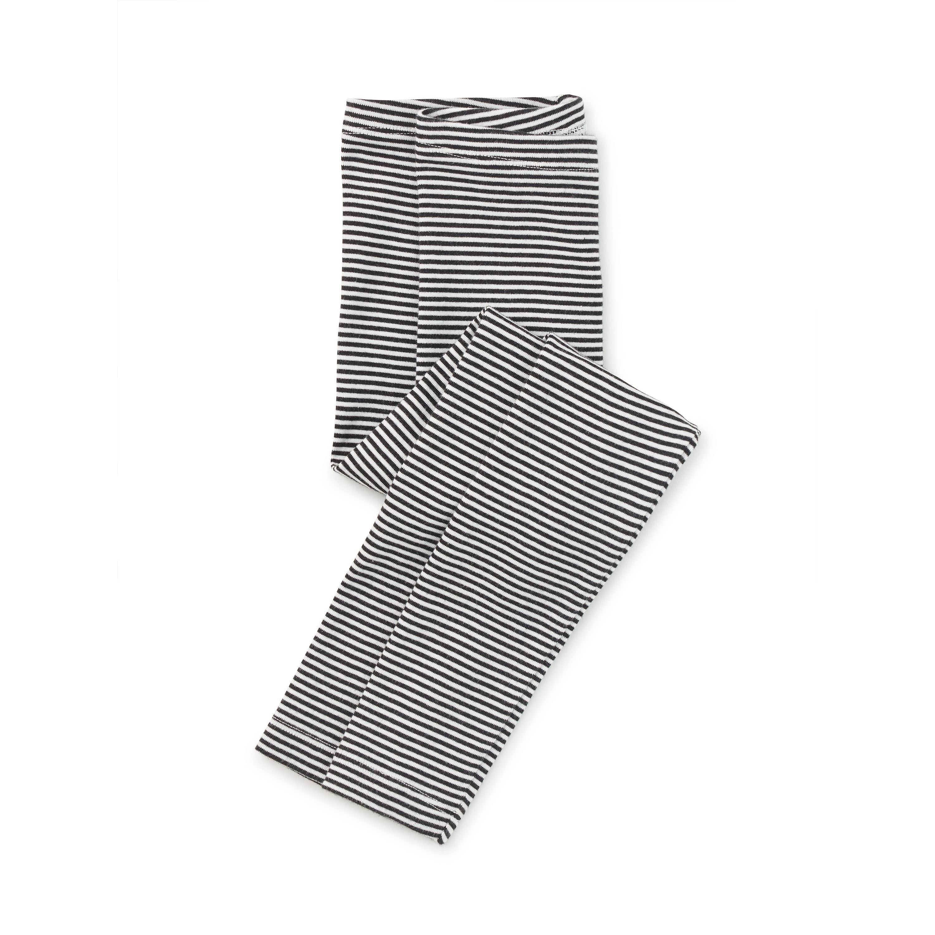 Tea Striped Leggings- Black & White-TEA-Little Giant Kidz