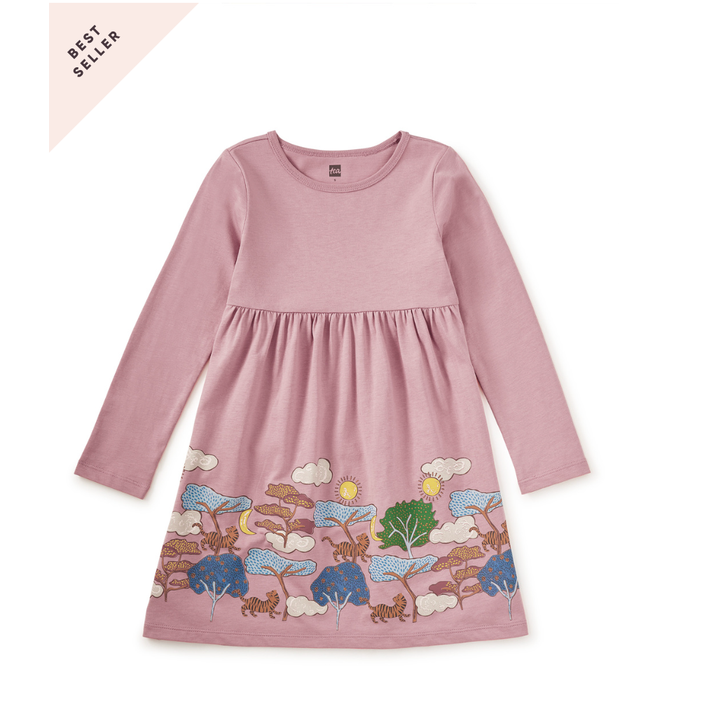 Tea Tiger Story Skirted Dress-TEA-Little Giant Kidz
