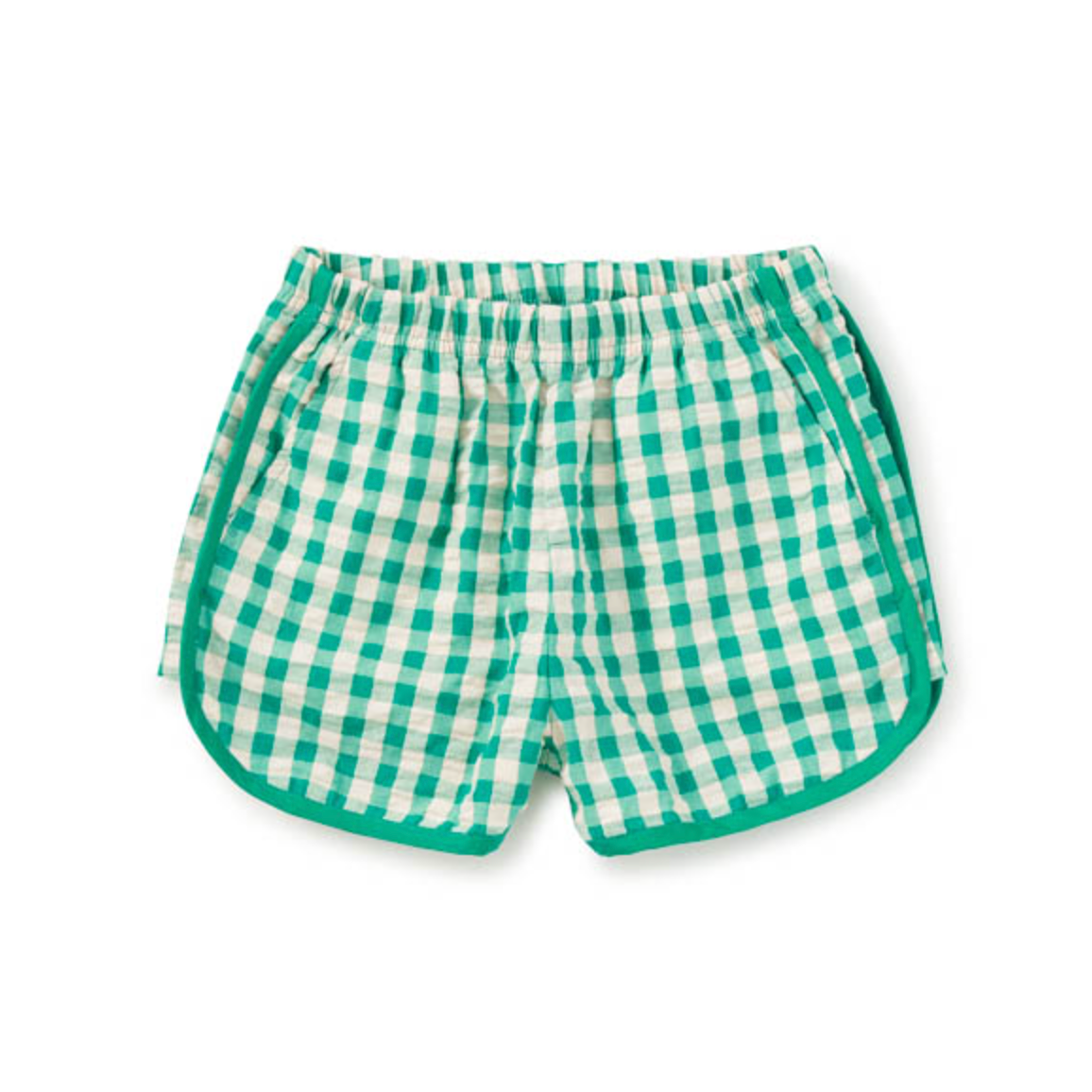 Tea Woven Dolphin Shorts- Garden Party Check-TEA-Little Giant Kidz