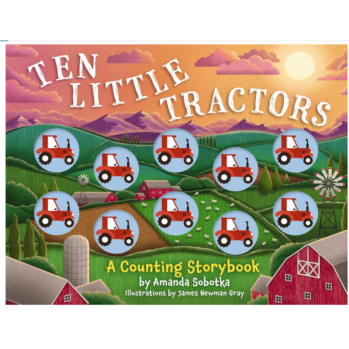 Ten Little Tractors: A Counting Storybook (Board Book)-HARPER COLLINS PUBLISHERS-Little Giant Kidz