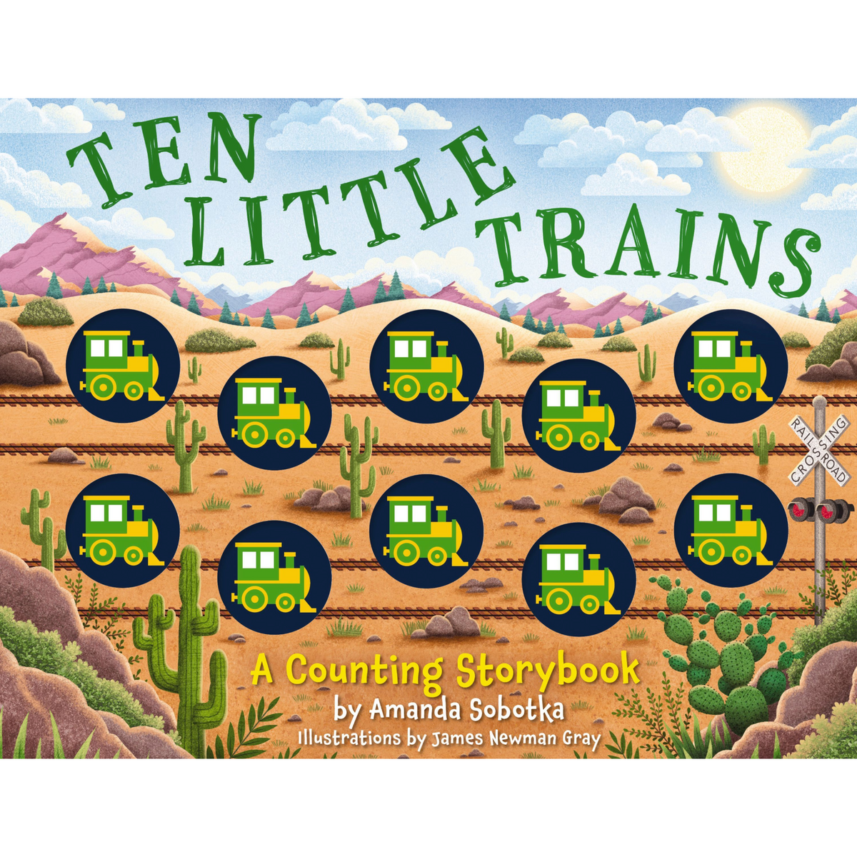 Ten Little Trains A Counting Storybook (Board Book)-HARPER COLLINS PUBLISHERS-Little Giant Kidz