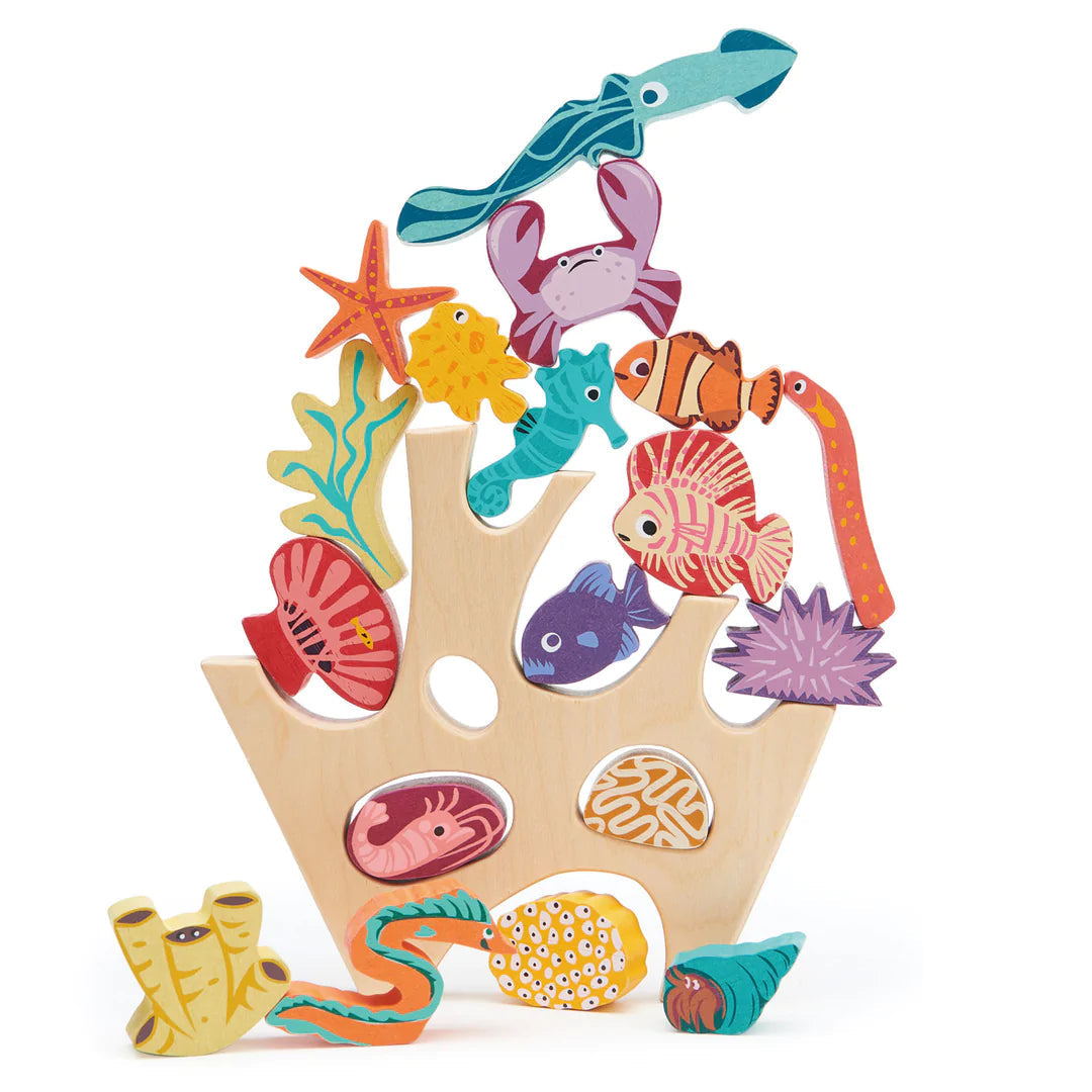 Tender Leaf Toys Stacking Coral Reef-TENDER LEAF TOYS-Little Giant Kidz