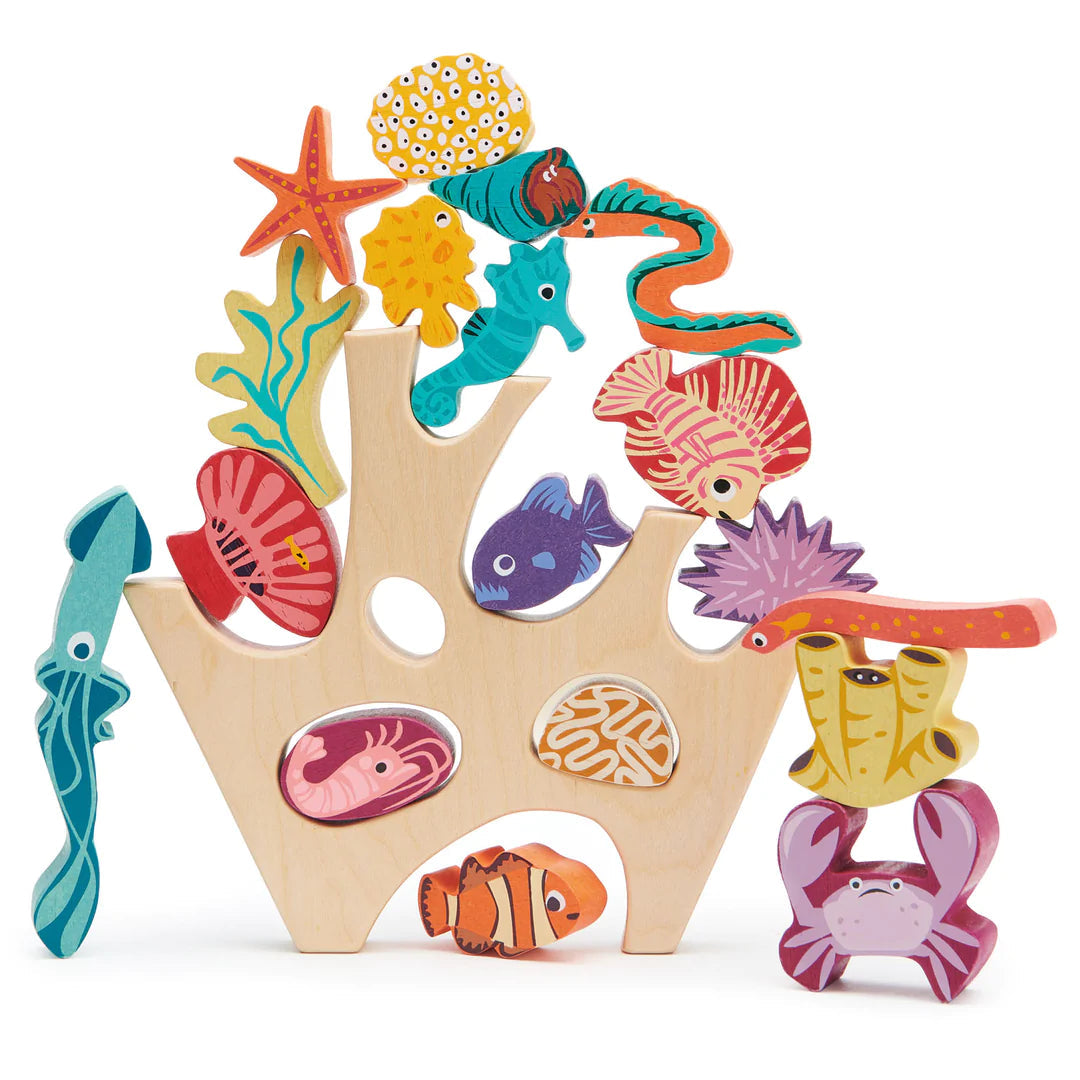 Tender Leaf Toys Stacking Coral Reef-TENDER LEAF TOYS-Little Giant Kidz