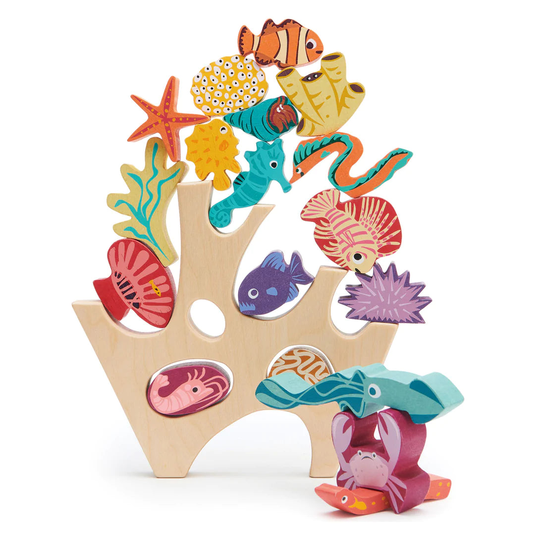 Tender Leaf Toys Stacking Coral Reef-TENDER LEAF TOYS-Little Giant Kidz