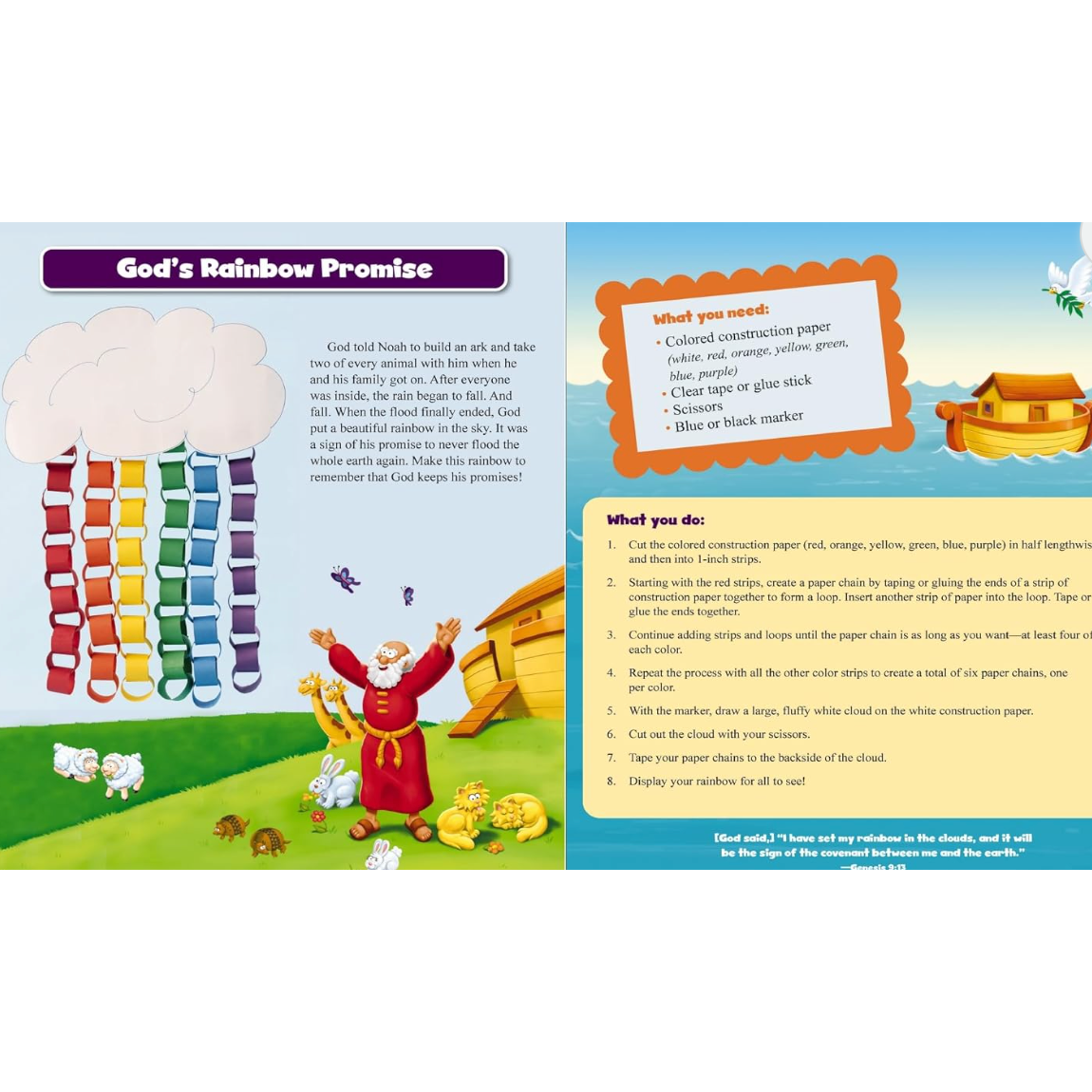 The Beginner's Bible Craft and Activity Book: 30 Fun Projects Based on Bible Stories-HARPER COLLINS PUBLISHERS-Little Giant Kidz