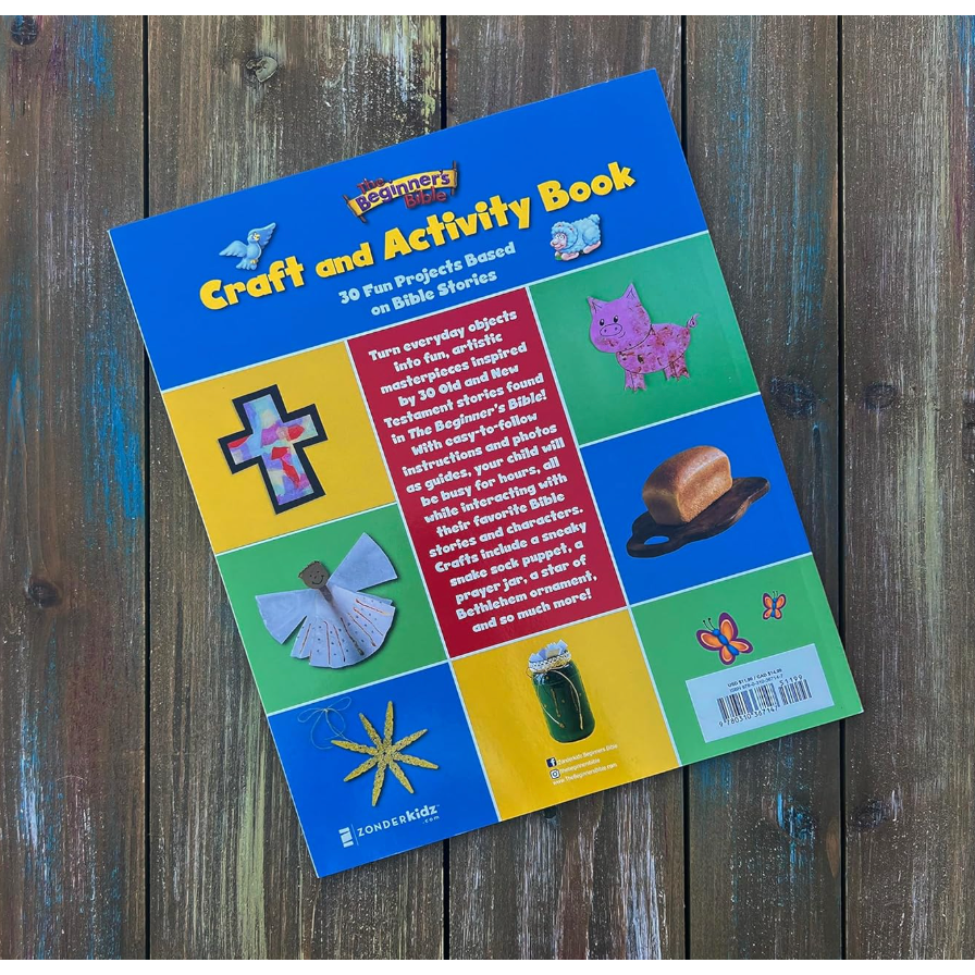 The Beginner's Bible Craft and Activity Book: 30 Fun Projects Based on Bible Stories-HARPER COLLINS PUBLISHERS-Little Giant Kidz