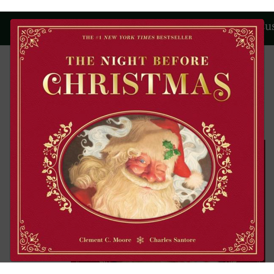 The Night Before Christmas By Clement Moore - (Hardcover)-HARPER COLLINS PUBLISHERS-Little Giant Kidz