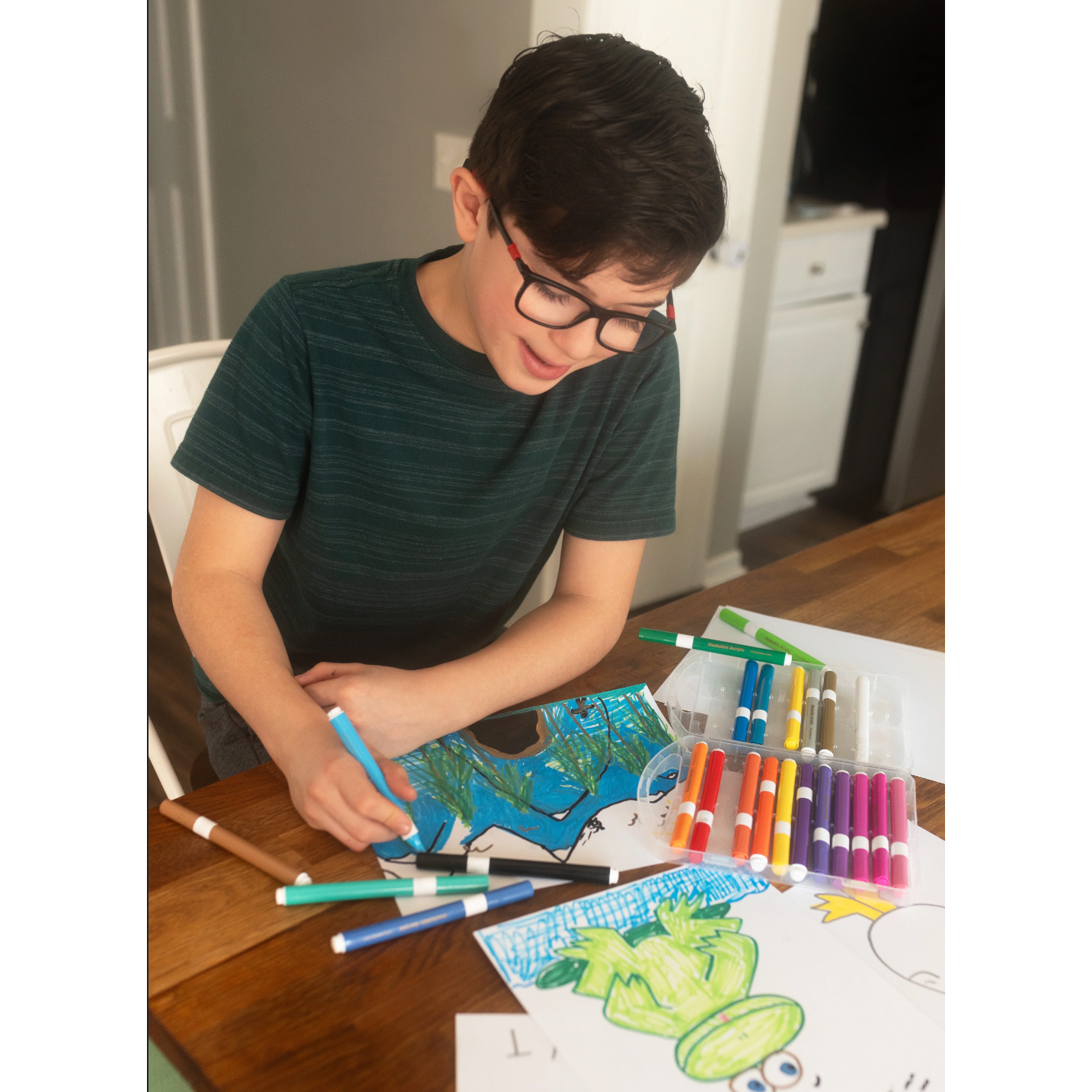 The Pencil Grip Magic Stix, Washable Acrylic Markers, 12 Pack-THE PENCIL GRIP-Little Giant Kidz