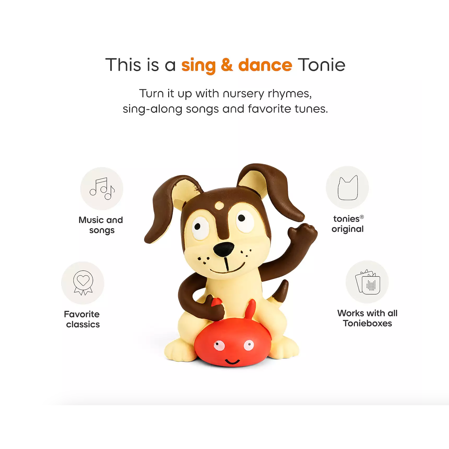 Tonies® Toniebox 2 Starter Set- Playtime Puppy (Sunset Red)-Tonies-Little Giant Kidz