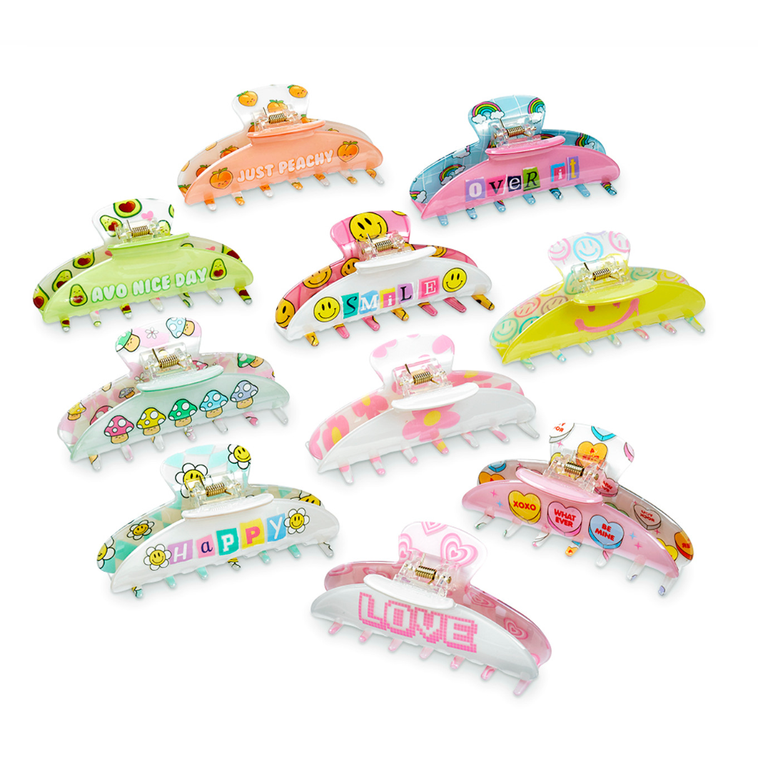 Top Trenz Two Sided Large Claw Clip- Dance-Top Trenz-Little Giant Kidz