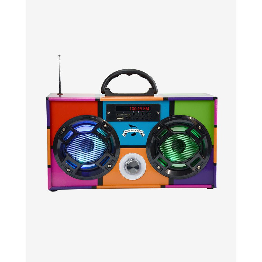 Trend Tech Brands Retro 90's Wireless Boombox with FM Radio-Trend Tech Brands-Little Giant Kidz
