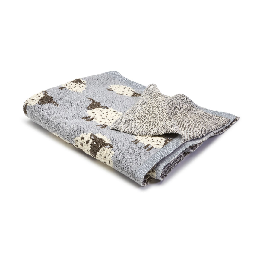 Two's Company Counting Sheep 31"X 39" Blanket-TWO'S COMPANY-Little Giant Kidz