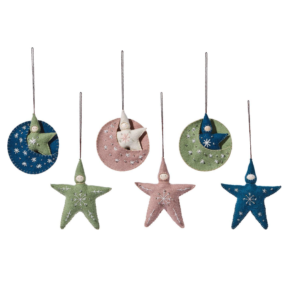 Two's Company Felt Stars - Assorted-TWO'S COMPANY-Little Giant Kidz