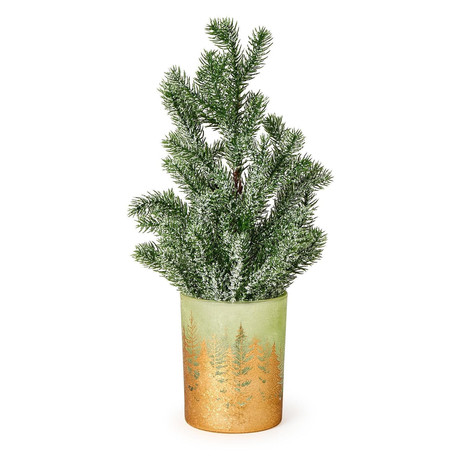 Two's Company Golden Forest Tealight Candleholders- Set of 3 Assorted Colors-TWO'S COMPANY-Little Giant Kidz