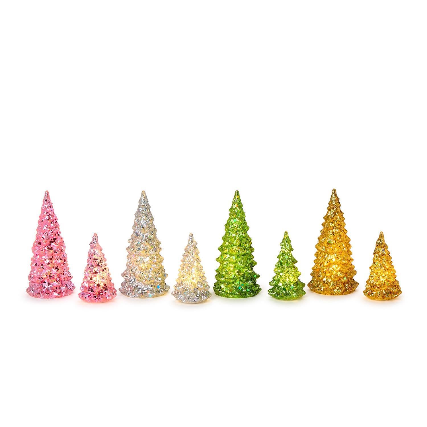 Two's Company Mini Light Up Glitter Trees - Assorted-TWO'S COMPANY-Little Giant Kidz