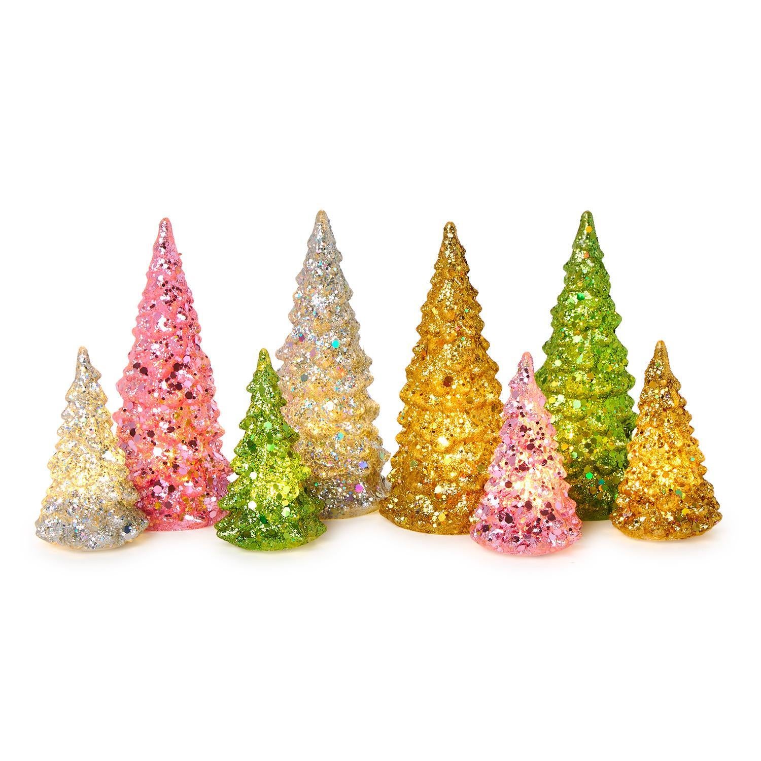 Two's Company Mini Light Up Glitter Trees - Assorted-TWO'S COMPANY-Little Giant Kidz