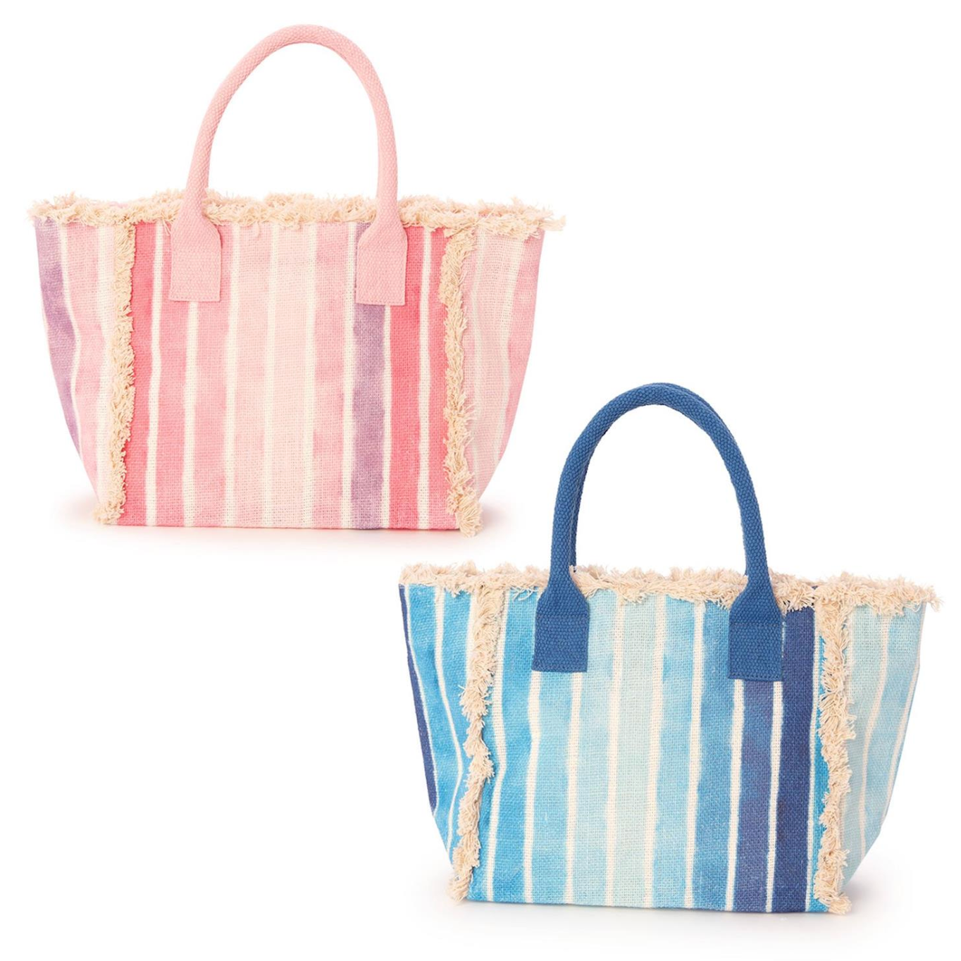 Two's Company Ombre Striped Tote Bag-TWO'S COMPANY-Little Giant Kidz