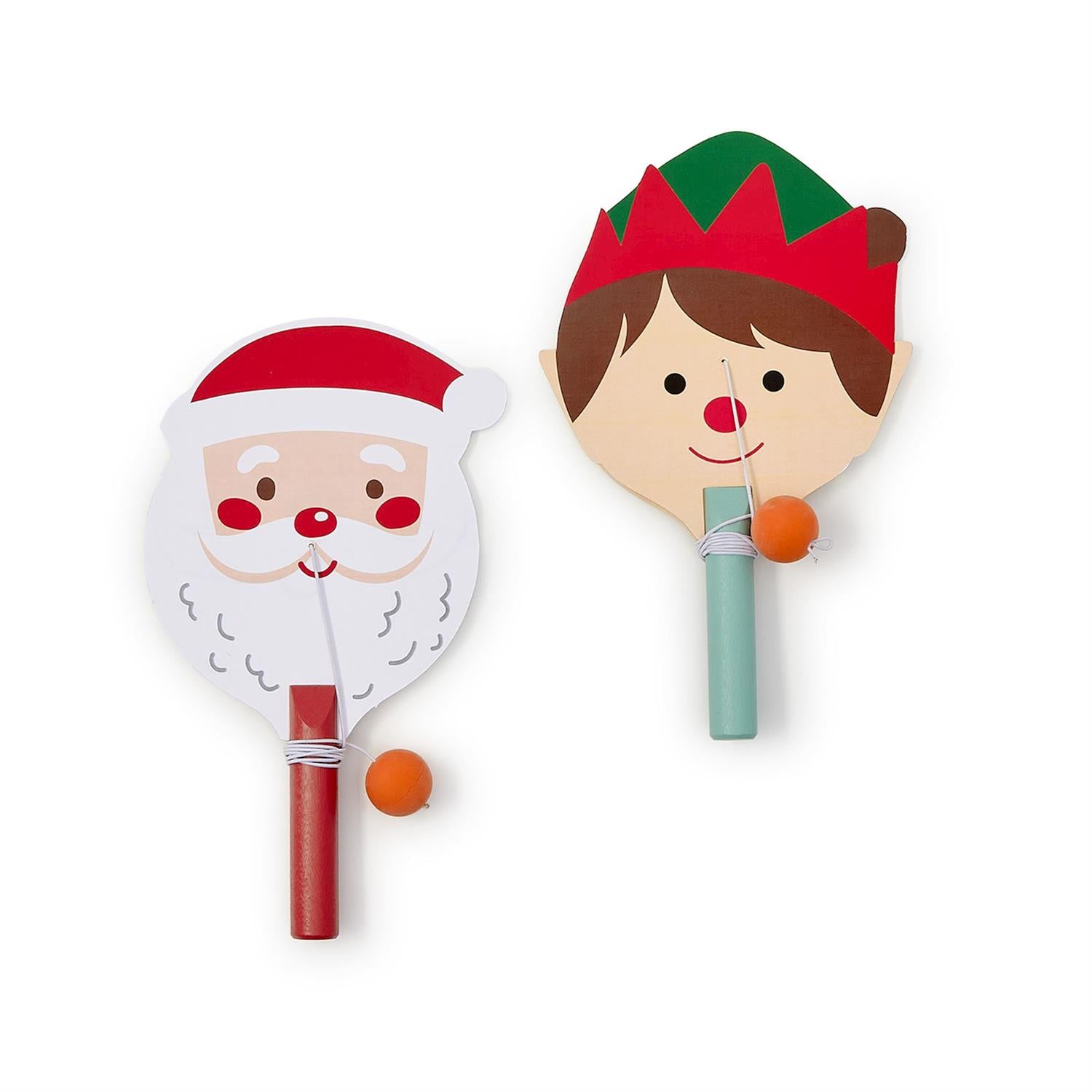 Two's Company Paddle Ball Game- Christmas Styles-TWO'S COMPANY-Little Giant Kidz