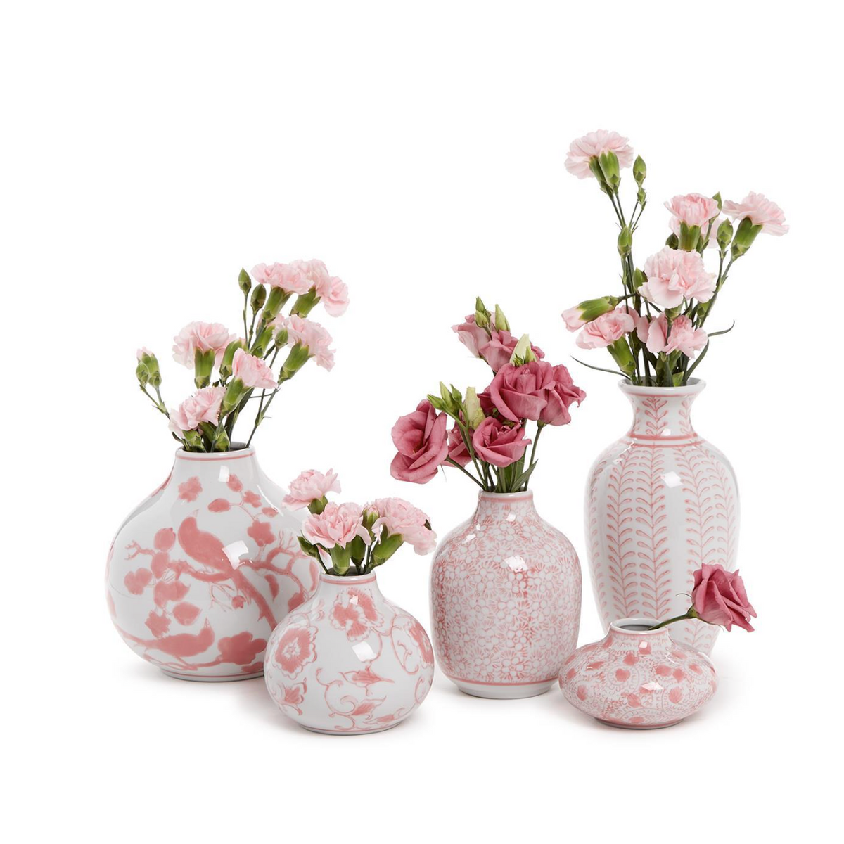 Two's Company Pink Chinoiserie Vase-TWO'S COMPANY-Little Giant Kidz