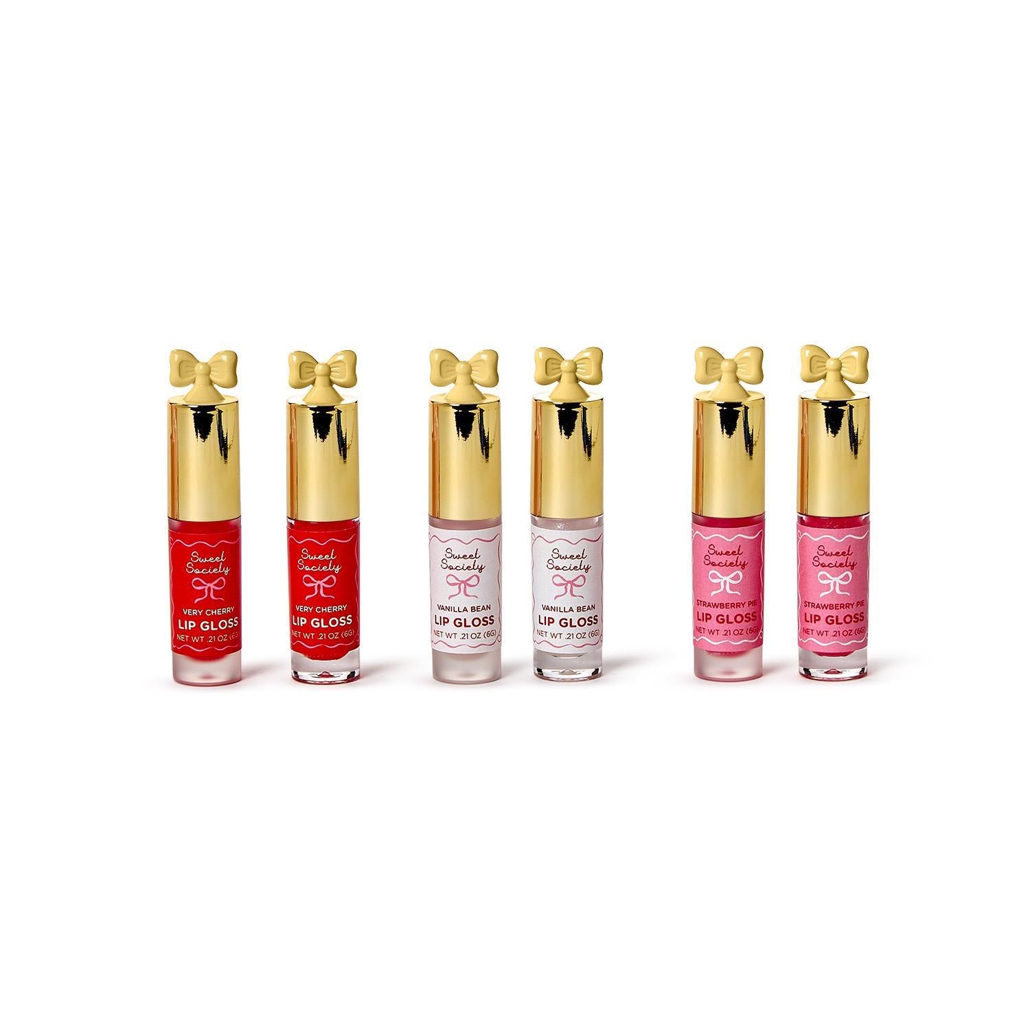 Two's Company Pretty Bow Lip Gloss- Assorted-TWO'S COMPANY-Little Giant Kidz