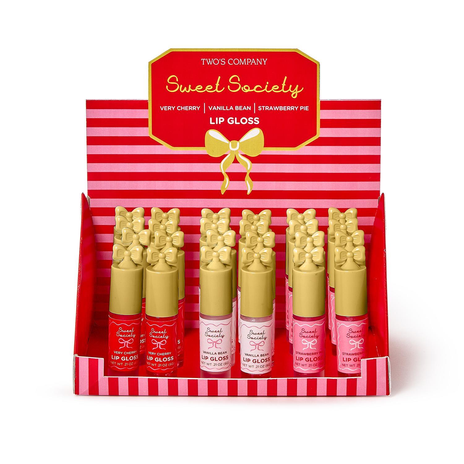 Two's Company Pretty Bow Lip Gloss- Assorted-TWO'S COMPANY-Little Giant Kidz