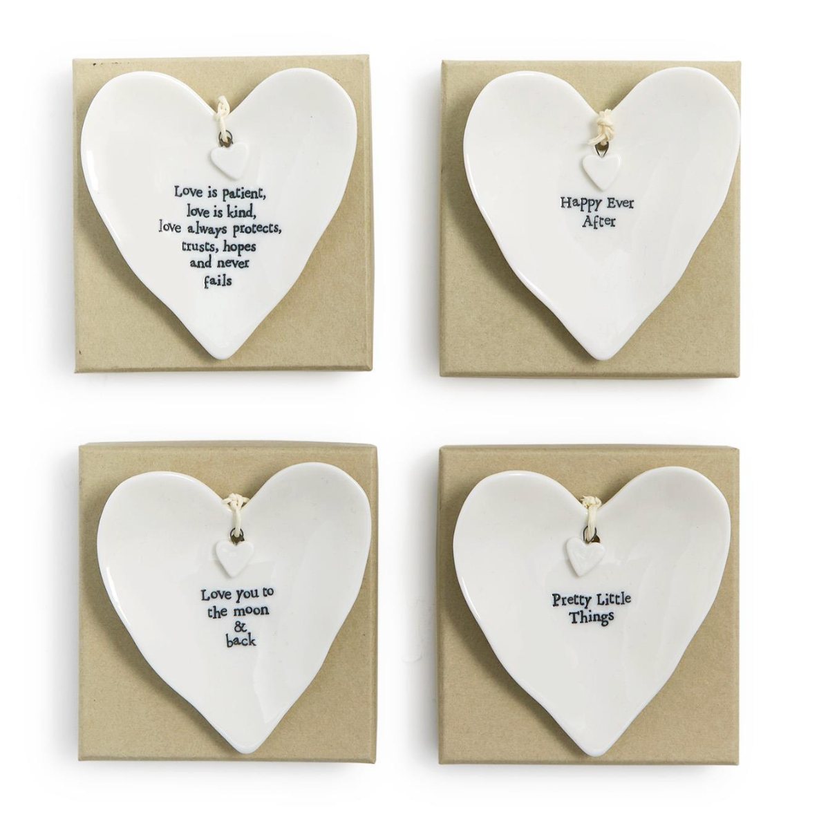 Two's company Heart-Shaped Ring Dish by East of India-TWO'S COMPANY-Little Giant Kidz