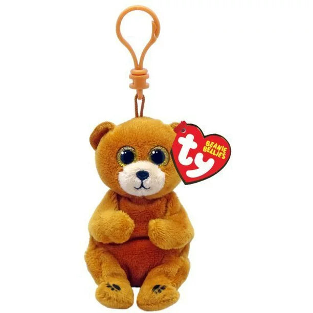 Ty Beanie Bellies Duncan Brown Bear Clip-TY Inc-Little Giant Kidz