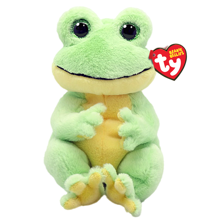Green frog beanie deals baby