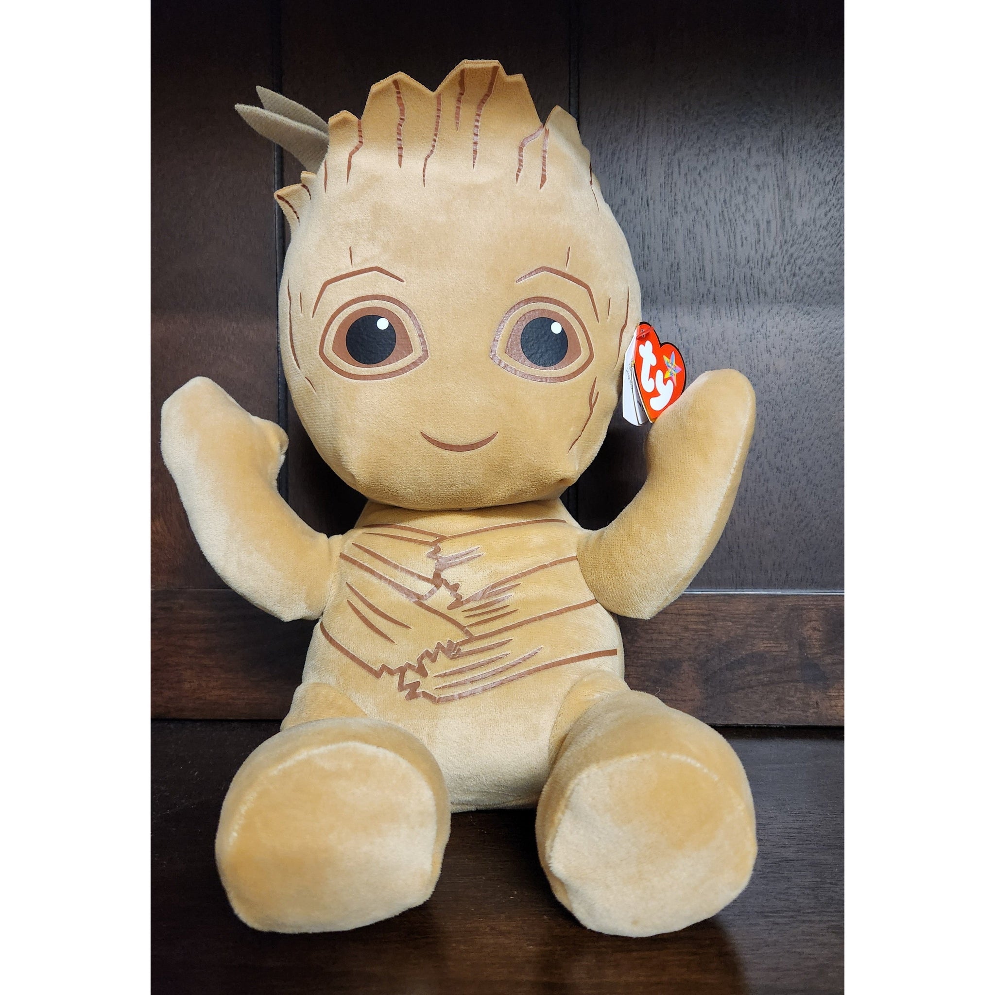 Ty Beanie Buddy Groot From Marvel 13