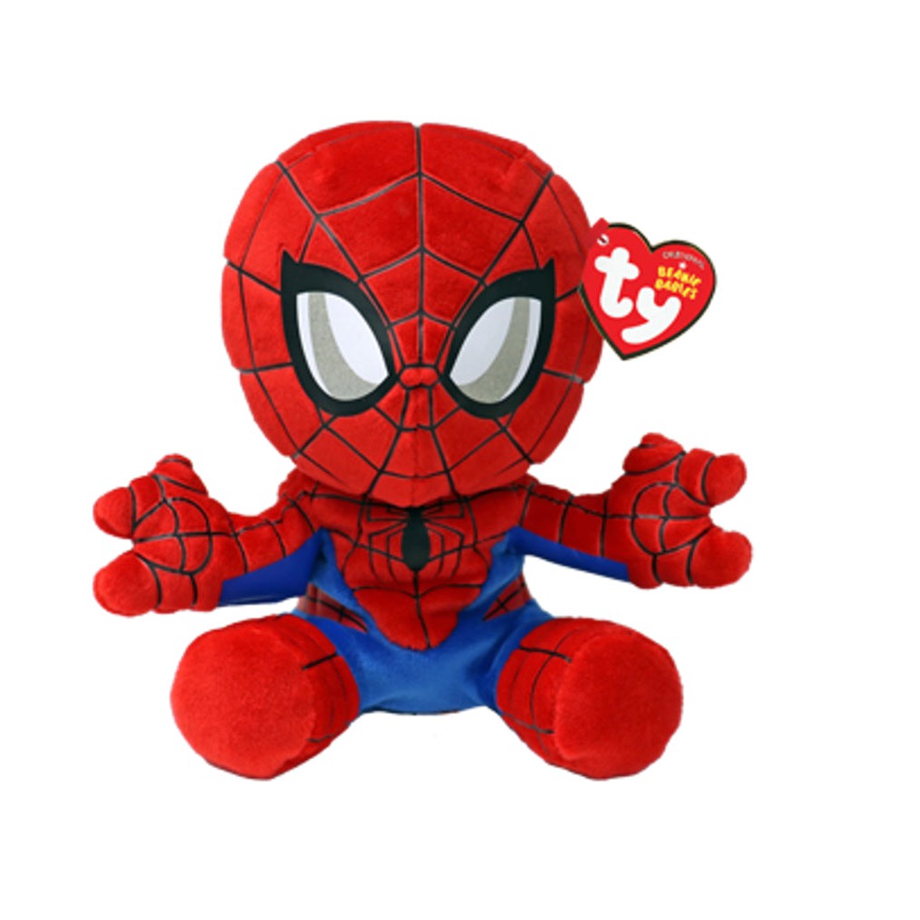 Ty Soft Beanie Babies Regular - Marvel Spider-Man-TY Inc-Little Giant Kidz