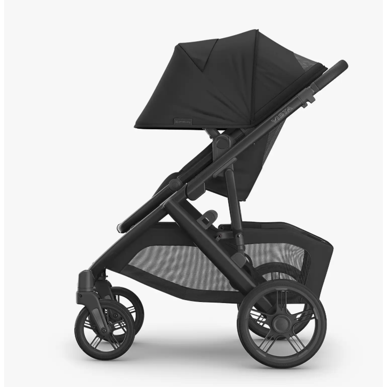 UPPAbaby Vista® V3 Stroller - James Black Carbon Frame | Black Leather-UPPABABY-Little Giant Kidz