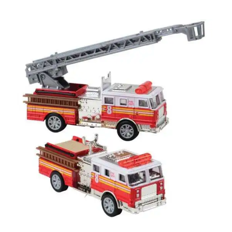 Giant fire engine toy shop