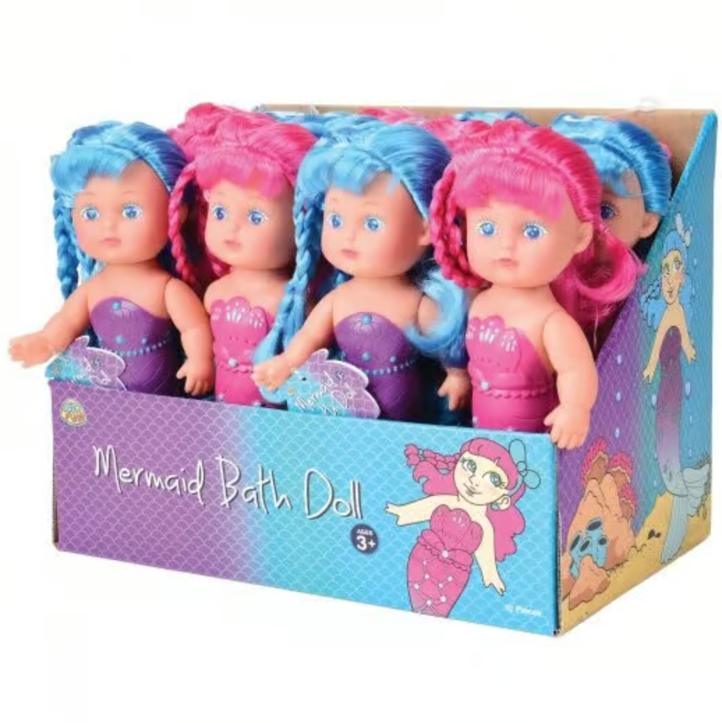 U.S. Toy Mermaid Bath Doll
