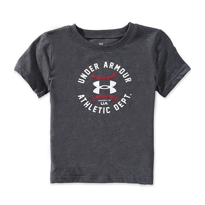 Under Armour Beamer Short Sleeve-Castlerock-UNDER ARMOUR-Little Giant Kidz