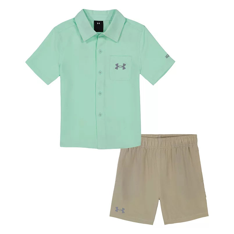 Little boys online under armour polo