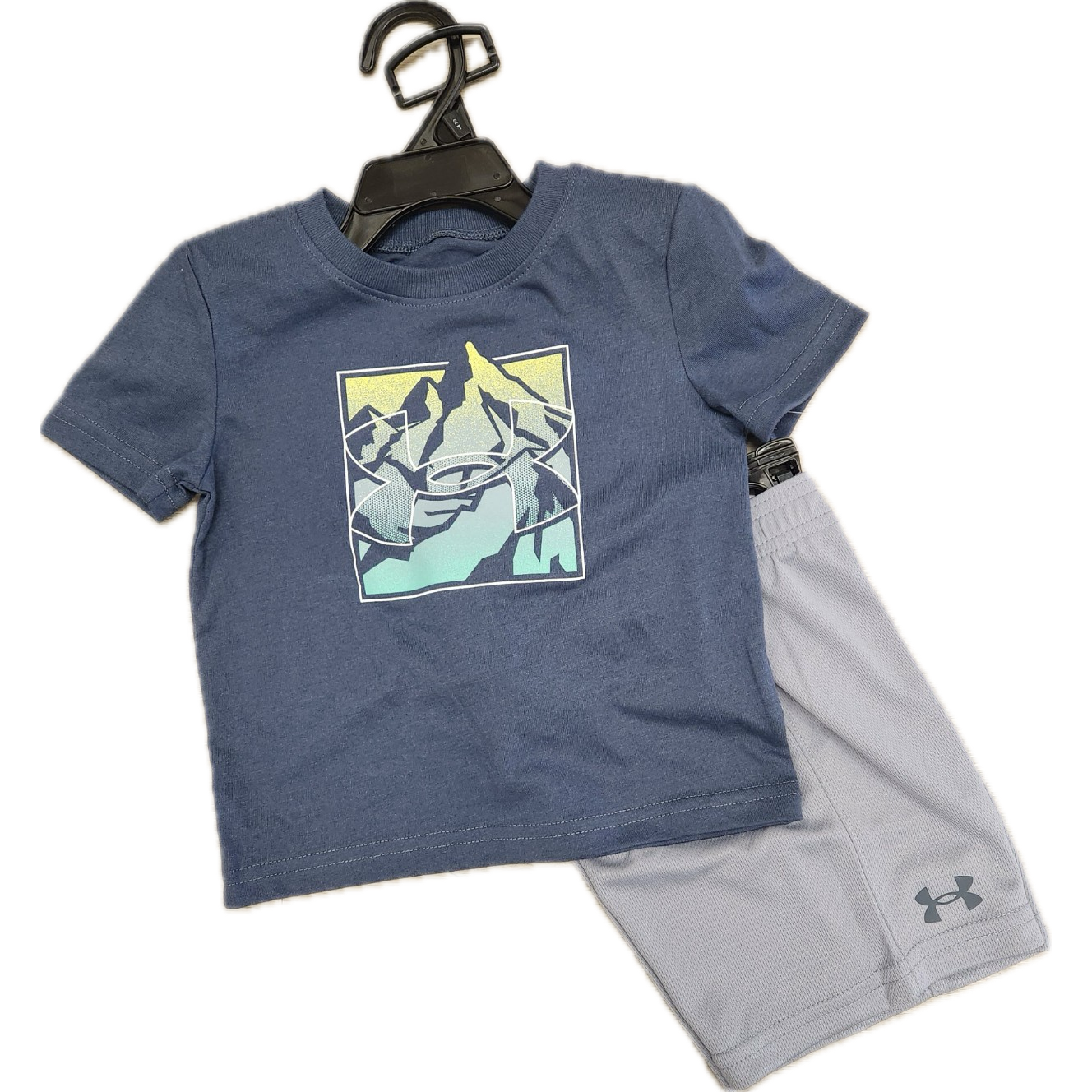 Under Armour Boys' Summit SQ Set- Downpour Gray-UNDER ARMOUR-Little Giant Kidz