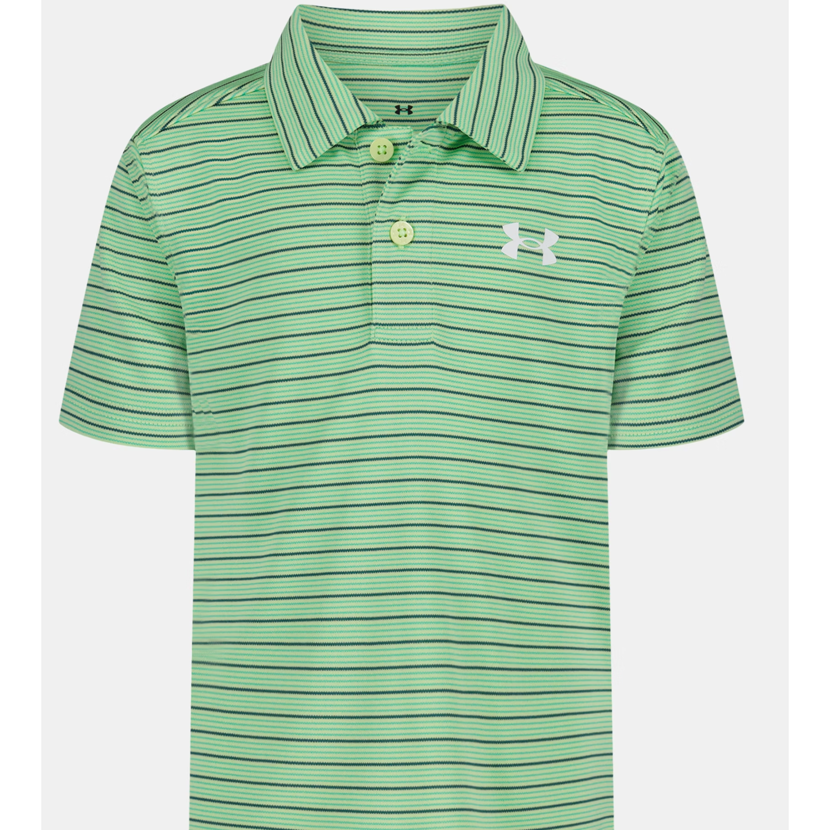 Under Armour Matchplay Stripe Polo-Fade Green-UNDER ARMOUR-Little Giant Kidz