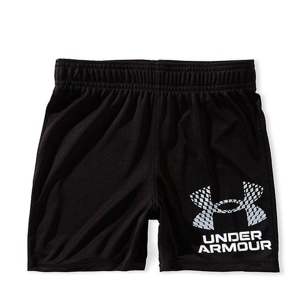 Under Armour Tech Logo Shorts- Black-UNDER ARMOUR-Little Giant Kidz