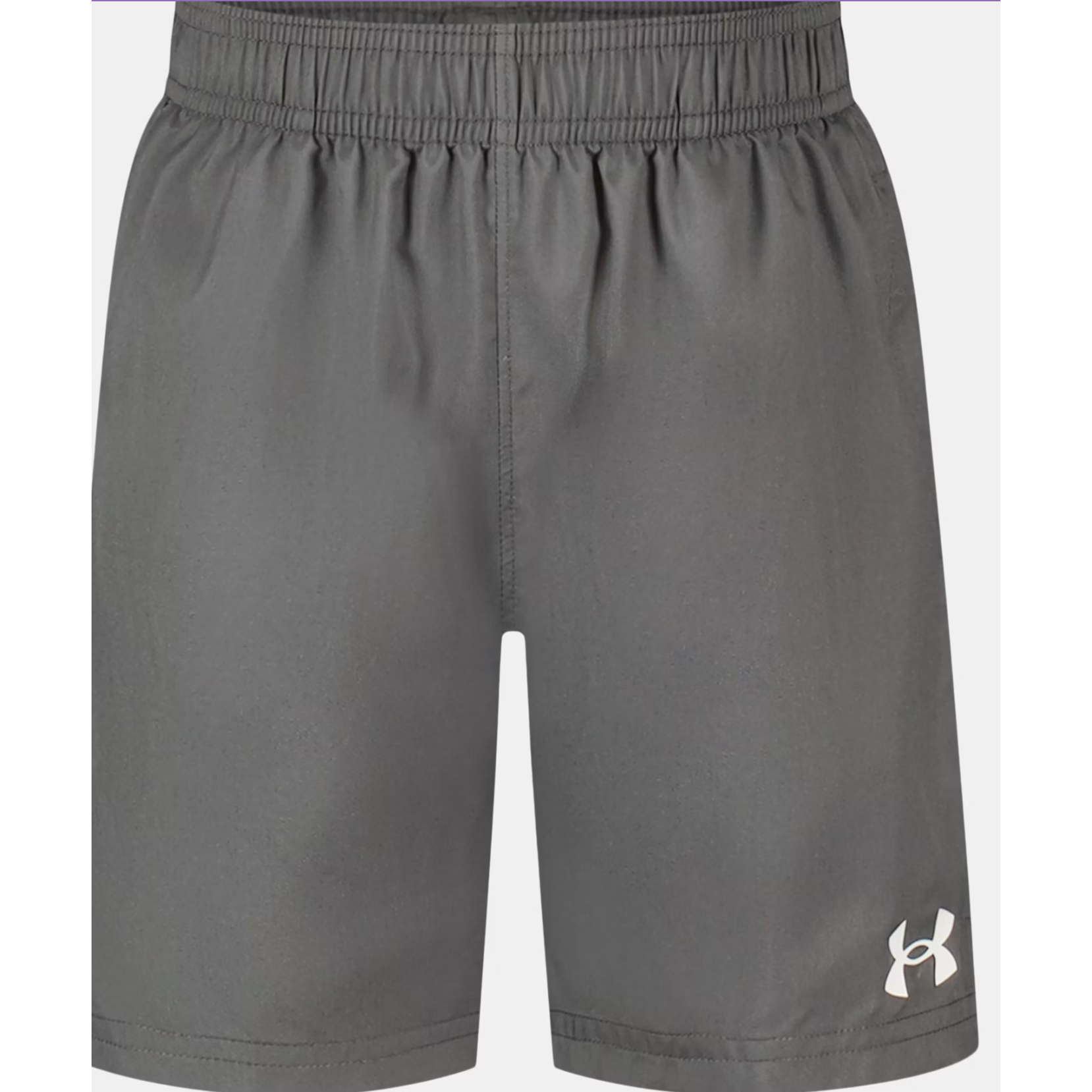 Under Armour Woven Logo Shorts- Titanium-UNDER ARMOUR-Little Giant Kidz