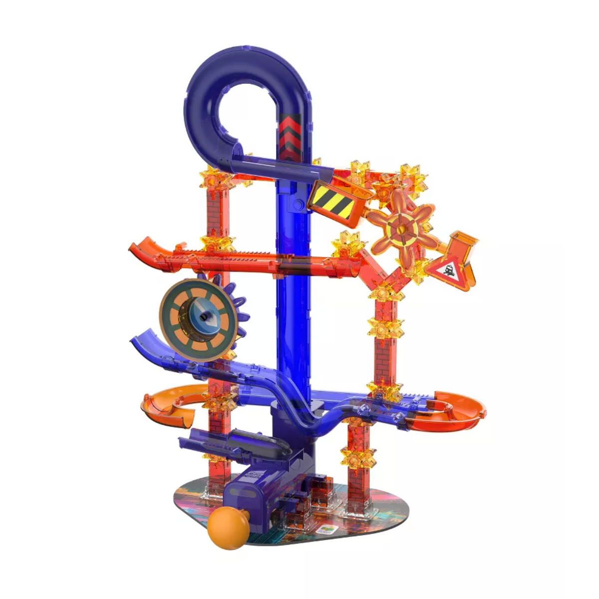 University Games Techno Gears Marble Mania Midnight Xpress (80+pcs)-University Games-Little Giant Kidz