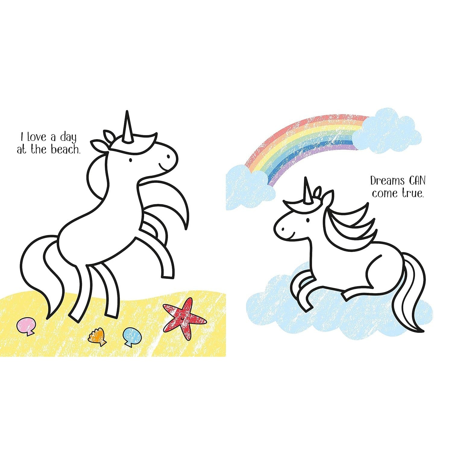 Usborne Books: Little Coloring: Unicorns (Paperback Book)-HARPER COLLINS PUBLISHERS-Little Giant Kidz