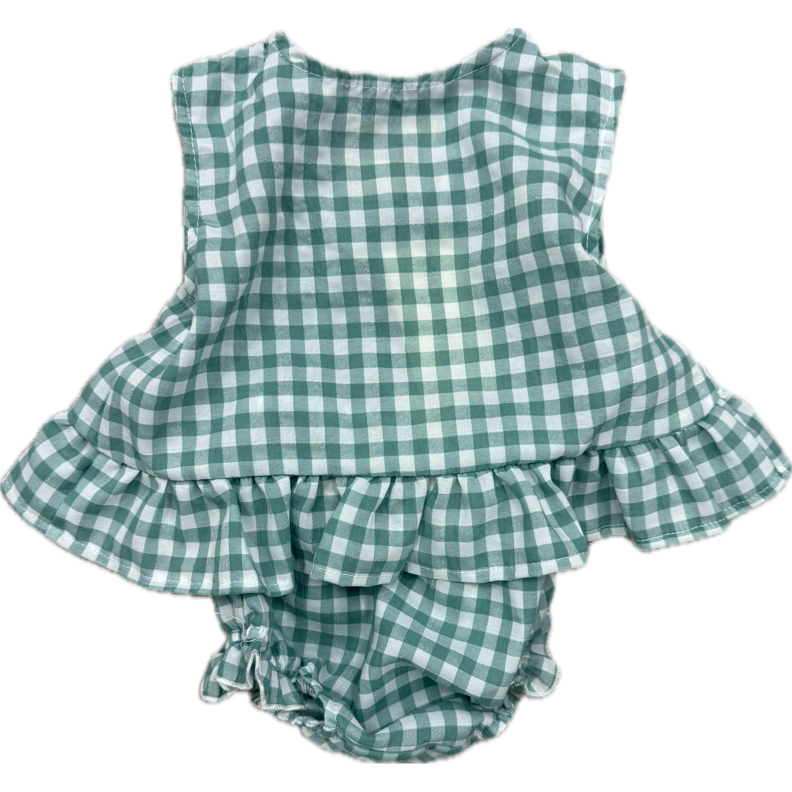 Vignette Aria Green Plaid Aria 2 Piece Set-VIGNETTE-Little Giant Kidz