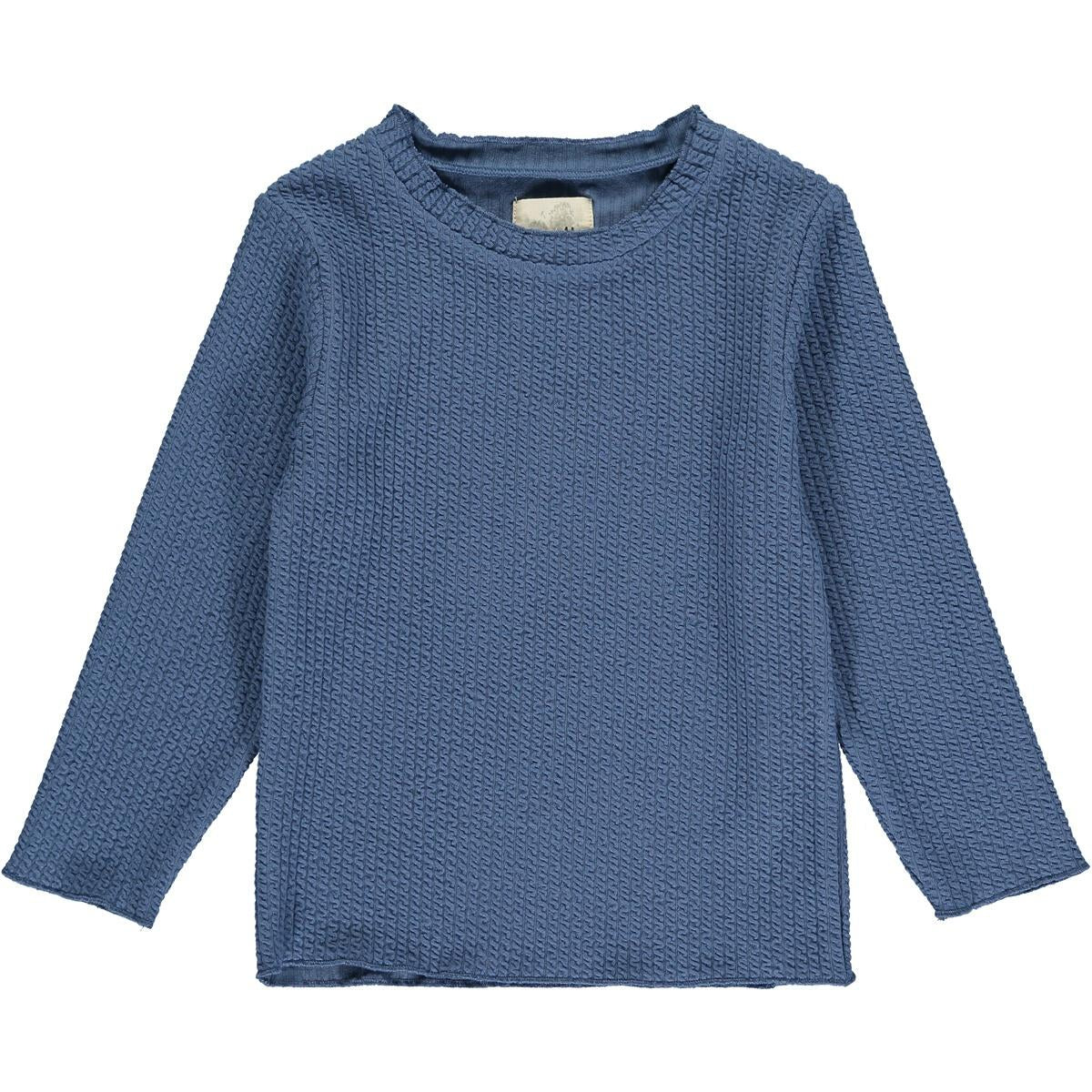 Vignette Blue Kennedy Mock Turtle Neck-VIGNETTE-Little Giant Kidz