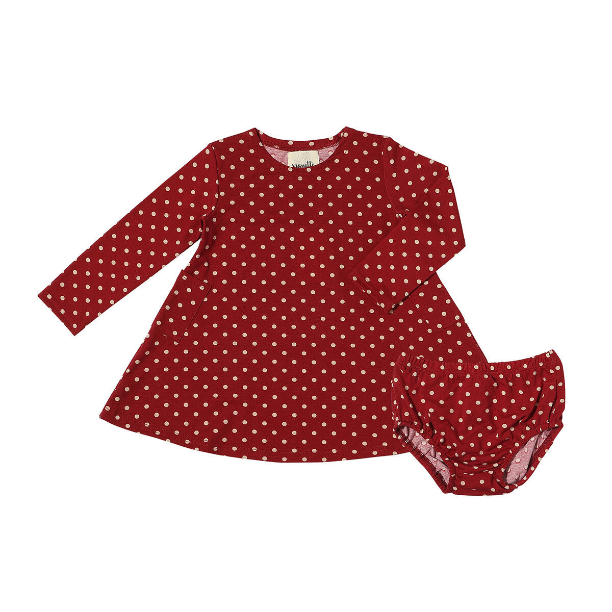 Vignette Burgundy Polka Dot Leena Dress 6 Vignette Burgundy Polka Dot Leena Dress 6